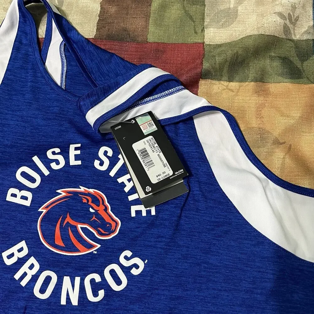 Boise State Broncos Under Armour Adult Size XL Running Tank Top Shirt New